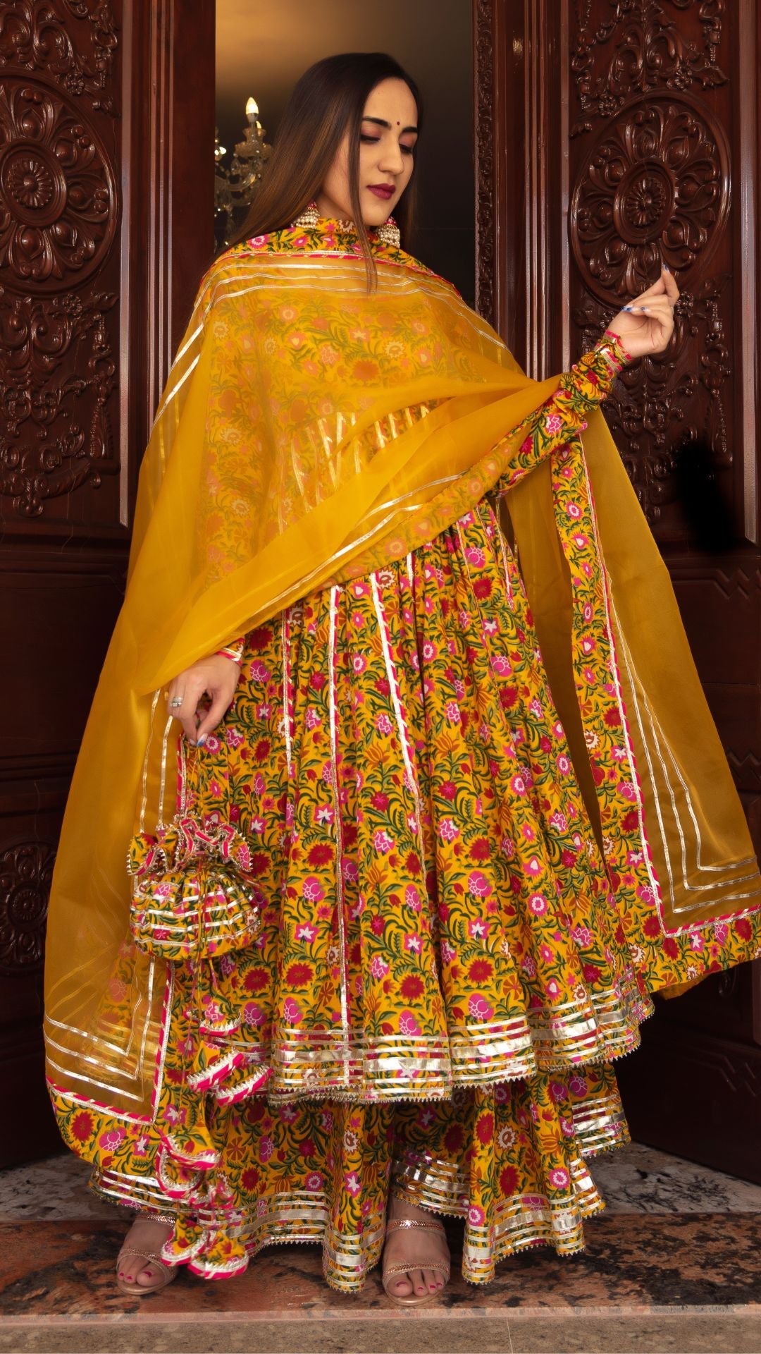 Anarkali plazo best sale